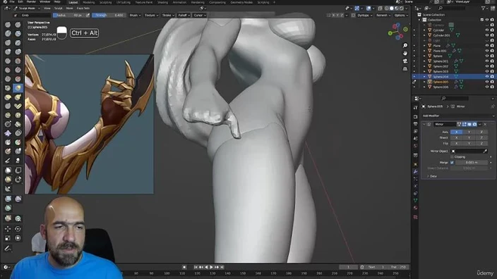 7 - Modelling the hand and fingers