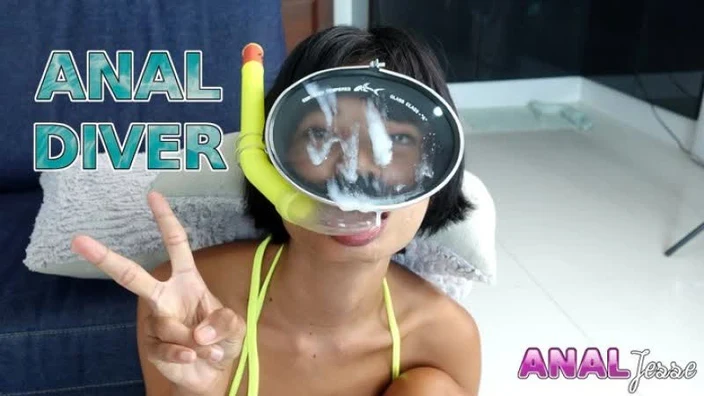 [AnalJesse / ManyVids] Anal Jesse - Anal Diver Gets Her Asian Ass Stretched [2023.06.12, Amateur, Anal, Asian, Skinny, 1080p]