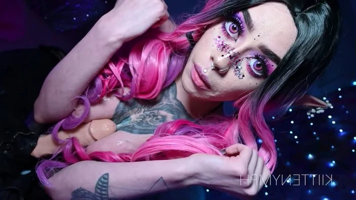 Дерзкая Шлюха нуждается в Сперме Kiittenymph - Bratty Elf Buttslut Needs Your Cum Анал Пизда Anal Gape Teen Big Tits Ass Whore