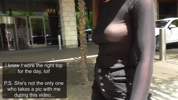 City Street Sheer Top
