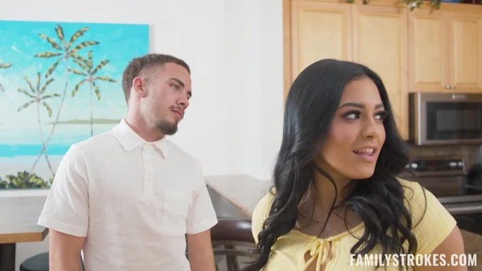 FamilyStrokes - Charley Hart and Serena Santos - the box - stepsister - stepmom - stepbro - sister - incest