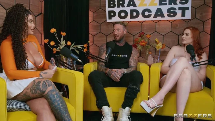 BraZZers :- The Brazzers Podcast: Episode 14 Starring: Abigaiil Morris, Toochi Kash, Greek Savage