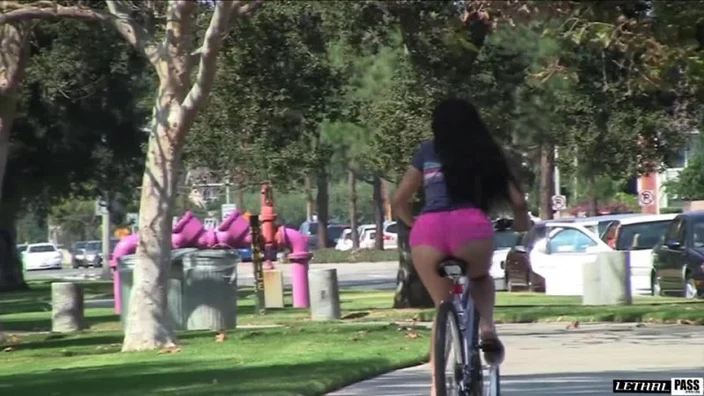 Bambis Bike Rides Turns Into A Porn Scene Of Pleasure
