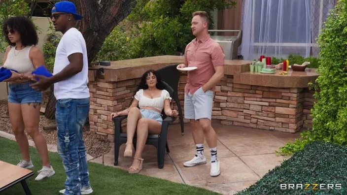 BrazzersExxtra.25.05.27.Nika.Venom.Sneaky.Booty.Bouncing.Bbq.XXX.1080P [BigAss, BigTits, Hardcore, CumShot, Milfy, Blowjob]
