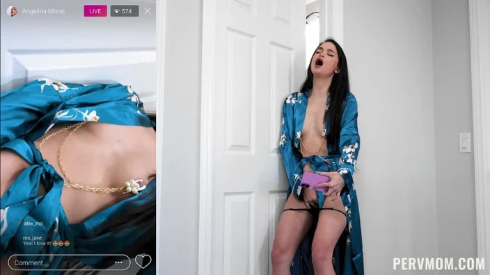 PervMom.25.04.29.Angelina.Moon.XXX.1080P [SmallTits, SmallButt, Hardcore, Deep, Creampie, StepMom, Blowjob]