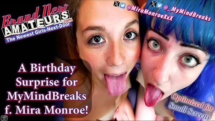 BrandNewAmateurs Mira Monroe And Riri Mmbs