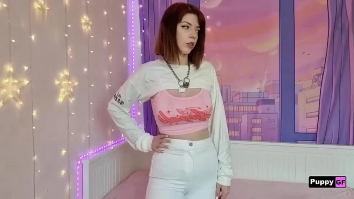 PuppyGirlfriend_-_Reluctant_bullied_step_sister_mouth_fucking_deepthroat