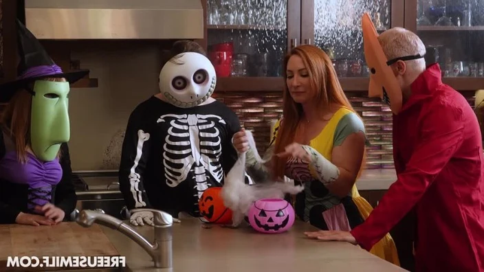 [FreeUseMilf.com] Sophia Locke Evie Christian - The Halloween Pranksters