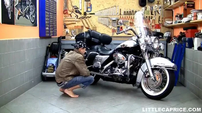 Little Caprice - Doggy Style This Biker Sex