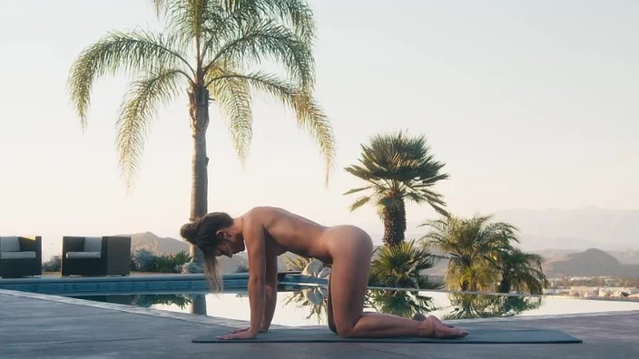 Hot & Sweaty Naked Power Yoga