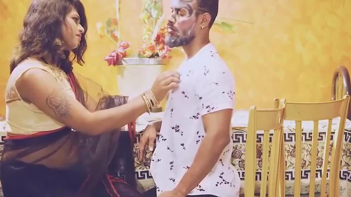 Indian Crossdresser Has Hot Sex In Hotel Room