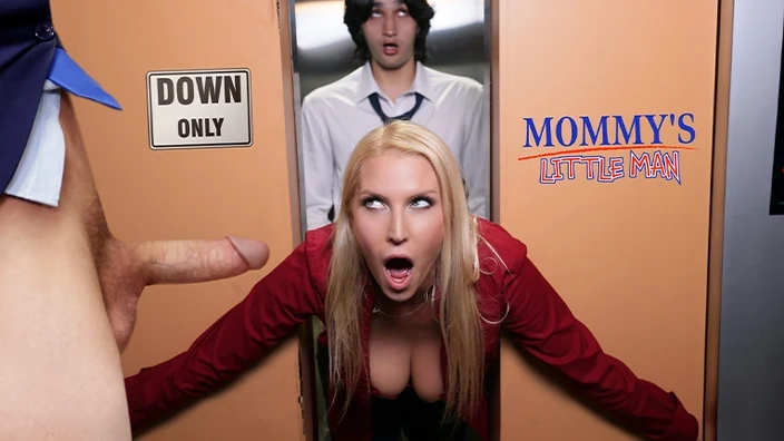 [MommysLittleMan] Vanessa Cage - Stuck And Double Teamed In The Elevator