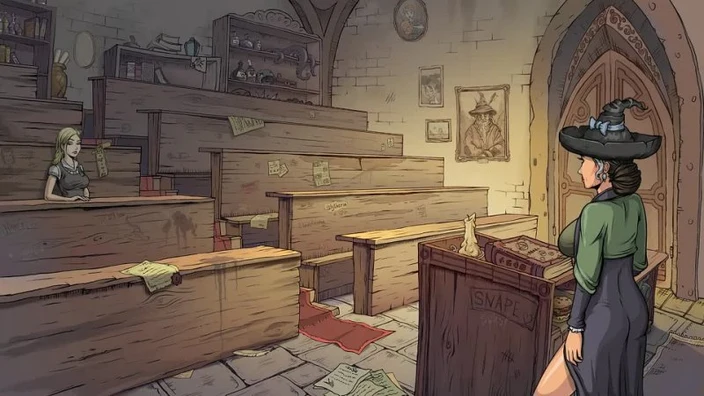 Эротическая флеш игра Innocent Witches►часть14 только для взрослых, запрещено для детей
