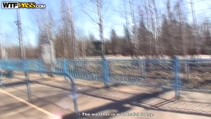 vk.com/wtfpass | WTF PASS - Hot pick up girl Hanna from the train (наше русское порно)